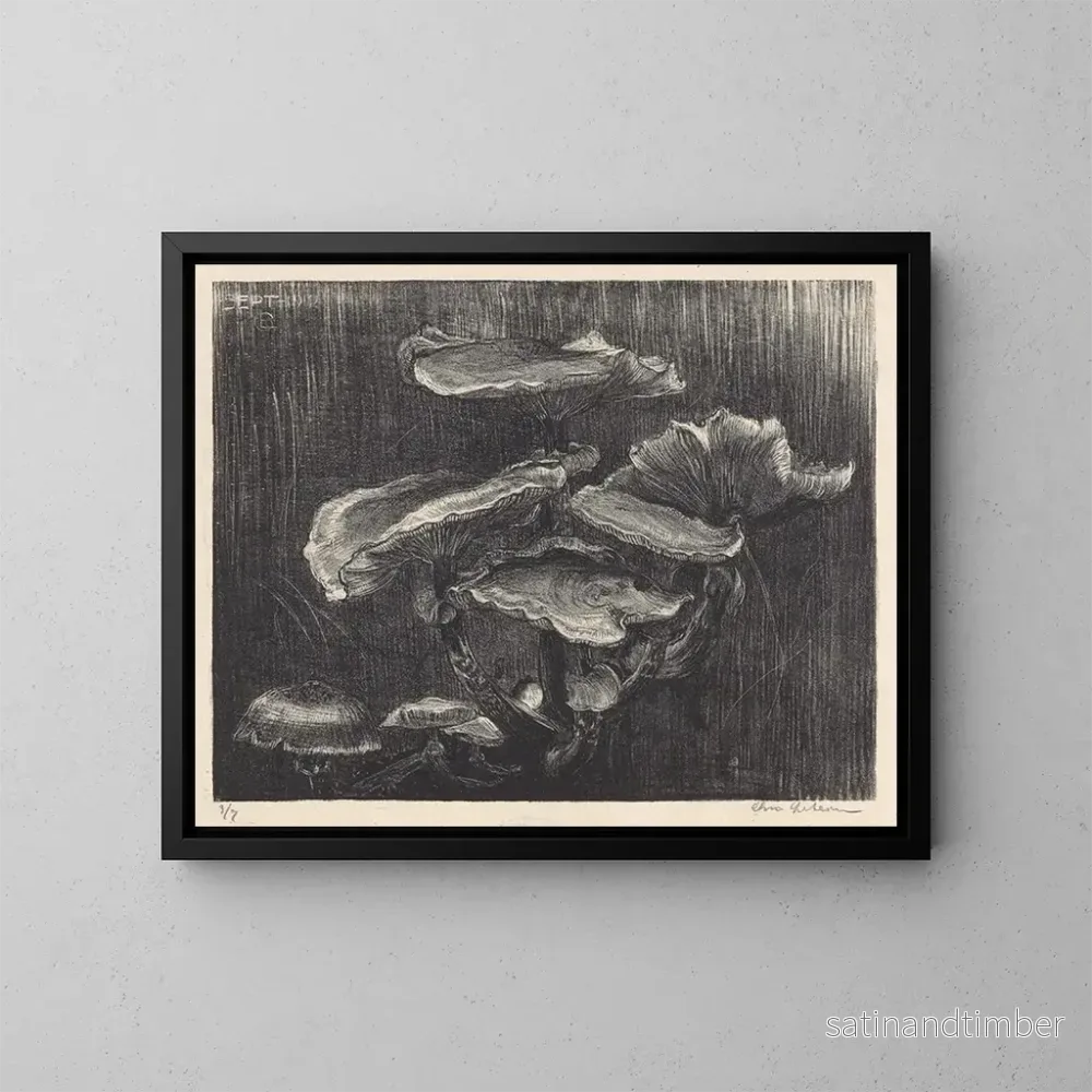 Reproduktion av målningen Champignons - Chris Lebeau