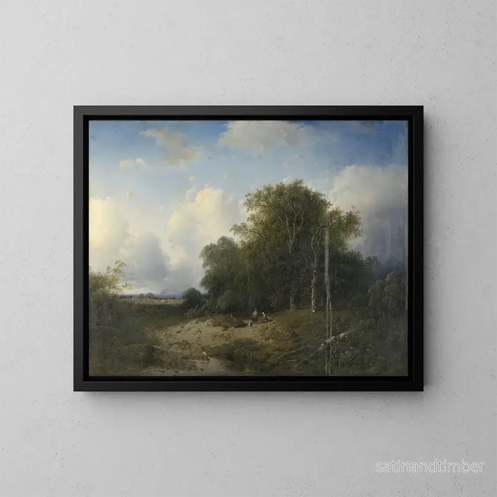 Reproduktion av målningen Landskap - Frederik Hendrik Hendriks