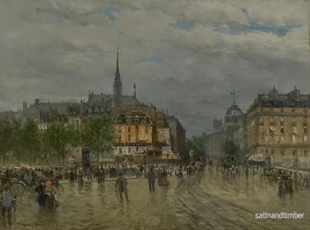 Reproduktion av målningen Vue de Paris - Frank Myers Boggs - Bild 2