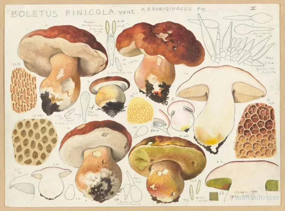 Reproduktion av målningen Bolet pinicola - Hans Baldung - Bild 2
