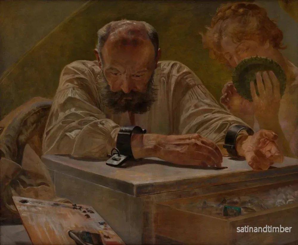 Reproduktion av målningen Avkoppling - Jacek Malczewski - Bild 2