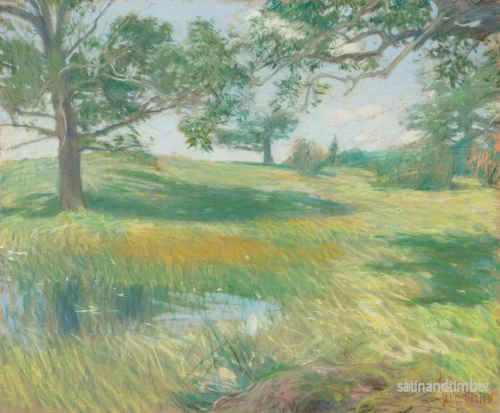 Reproduktion av målningen Prairies - Childe Hassam - Bild 2