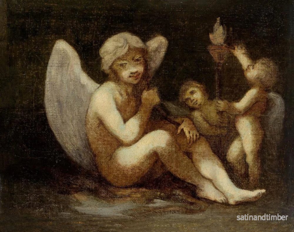 Reproduktion av målningen Les Préparatifs de la guerre ou Les Apports de l'Amour - Pierre-Paul Prud'hon - Bild 2