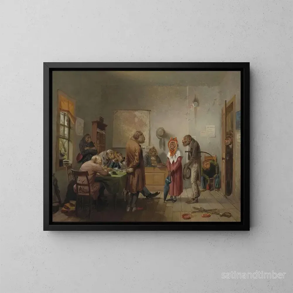 Reproduktion av målningen Divorce - William Holbrook Beard
