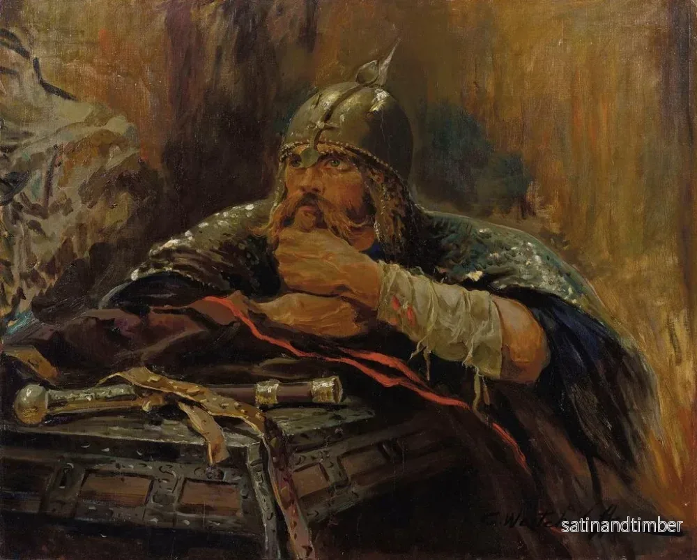 Reproduktion av målningen Le Bogatyr - Constantin Westchiloff - Bild 2