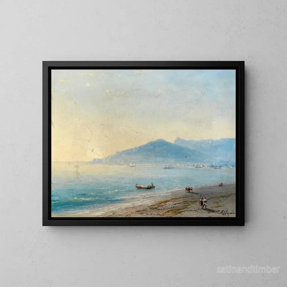 Reproduktion av målningen La baie de Yalta avec les montagnes Magobi et Ai-Petri – Ivan Konstantinovich Aivazovsky Reproduktion av målningen La baie de Yalta avec les montagnes Magobi et Ai-Petri – Ivan Konstantinovich Aivazovsky