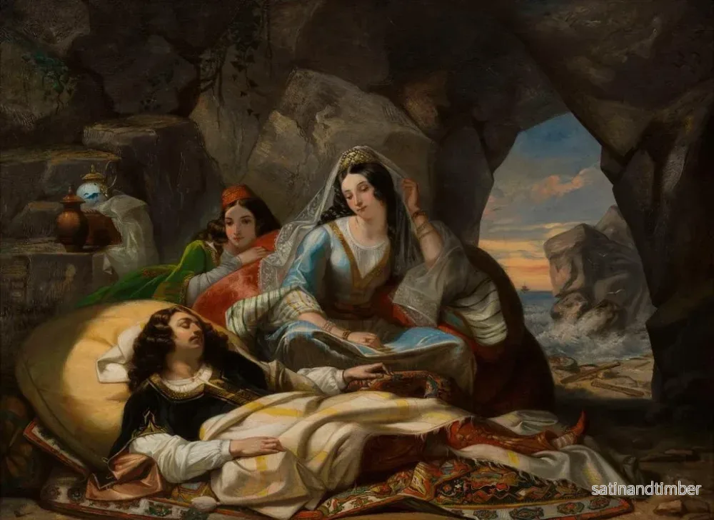 Reproduktion av målningen Don Juan och Hades - Marcel Saunier - Bild 2