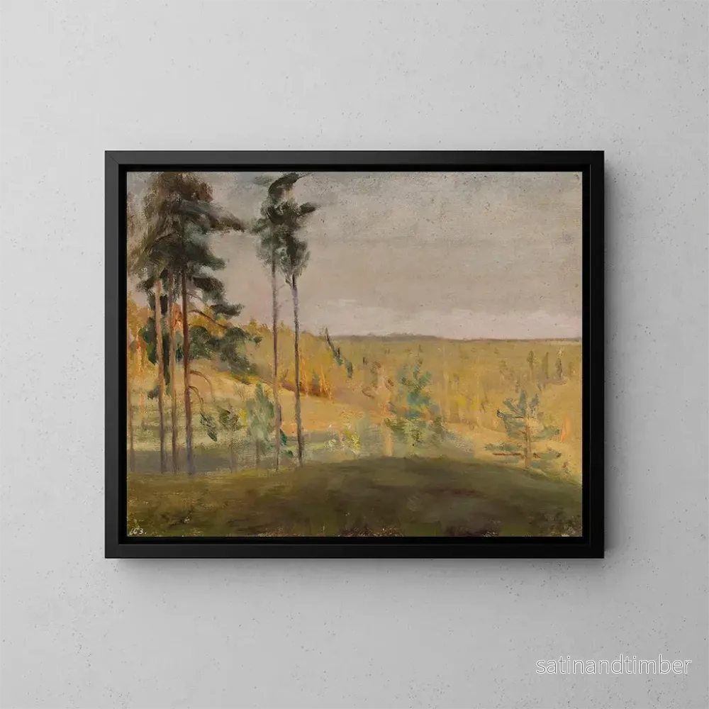 Reproduktion av målningen Terioki, Finland – Jan Cybis Reproduktion av målningen Terioki, Finland – Jan Cybis