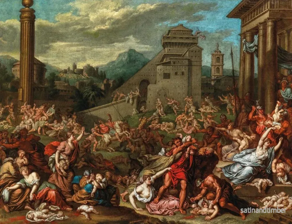 Reproduktion av målningen Le Massacre des Innocents - Hendrick Cantelbeek - Bild 2