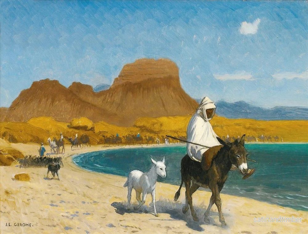 Reproduktion av målningen Golfe d'Aqaba - Jean-Léon Gérôme - Bild 2