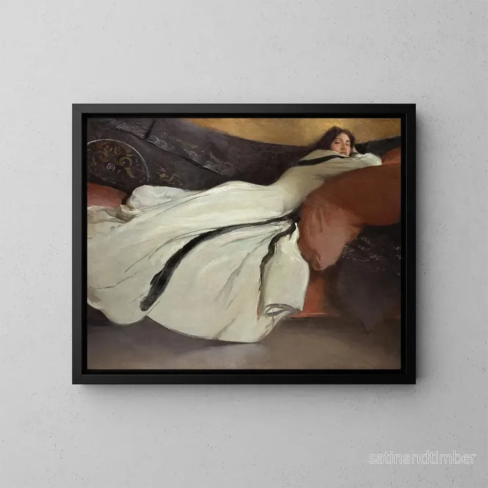 Reproduktion av målningen Repos - John White Alexander