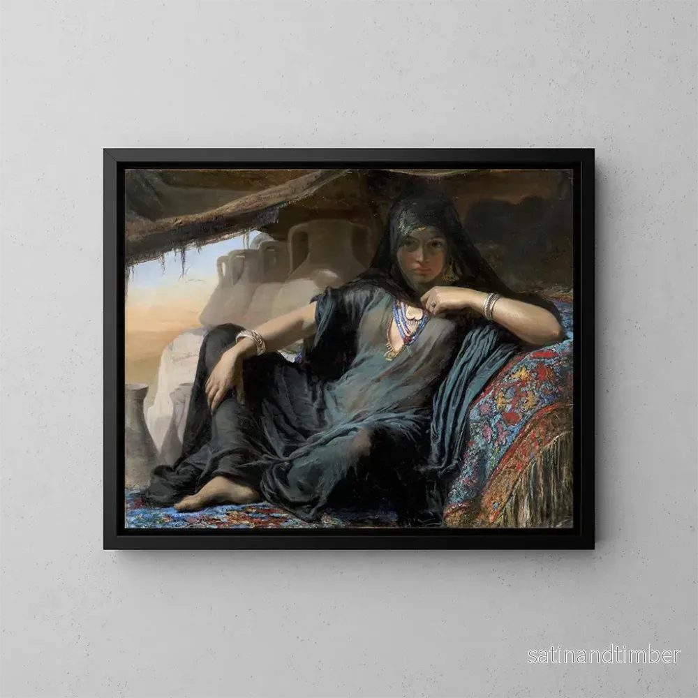 Reproduktion av målningen En egyptisk krukförsäljare i Giza – Elisabeth Jerichau-Baumann Reproduktion av målningen En egyptisk krukförsäljare i Giza – Elisabeth Jerichau-Baumann