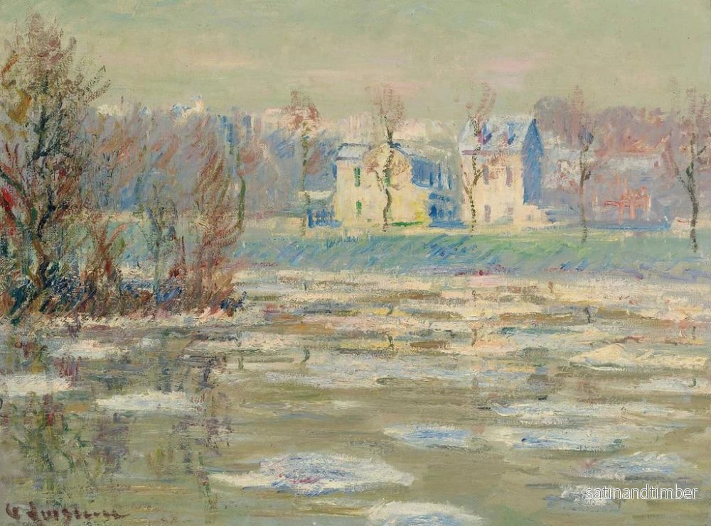 Reproduktion av målningen Loise i vinter - Gustave Loiseau - Bild 2