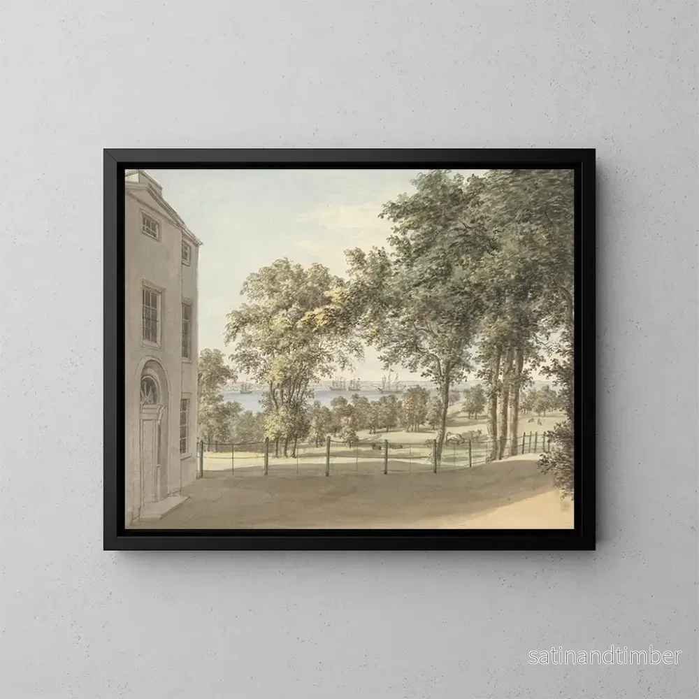 Reproduktion av målningen Île de Sandham, Isle of Wight - William P. Sherlock