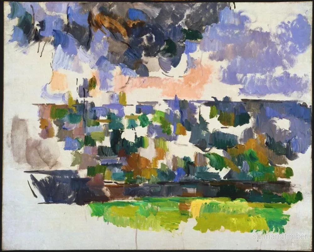 Reproduktion av målningen Le jardin aux Lauves - Paul Cézanne - Bild 2