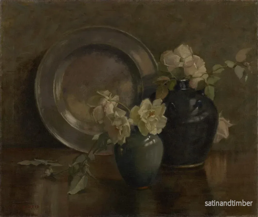 Reproduktion av målningen En studie i grått - Mary Hiester Reid - Bild 2