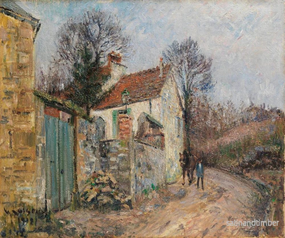 Reproduktion av målningen Le chemin de la plaine Pontoise - Gustave Loiseau - Bild 2