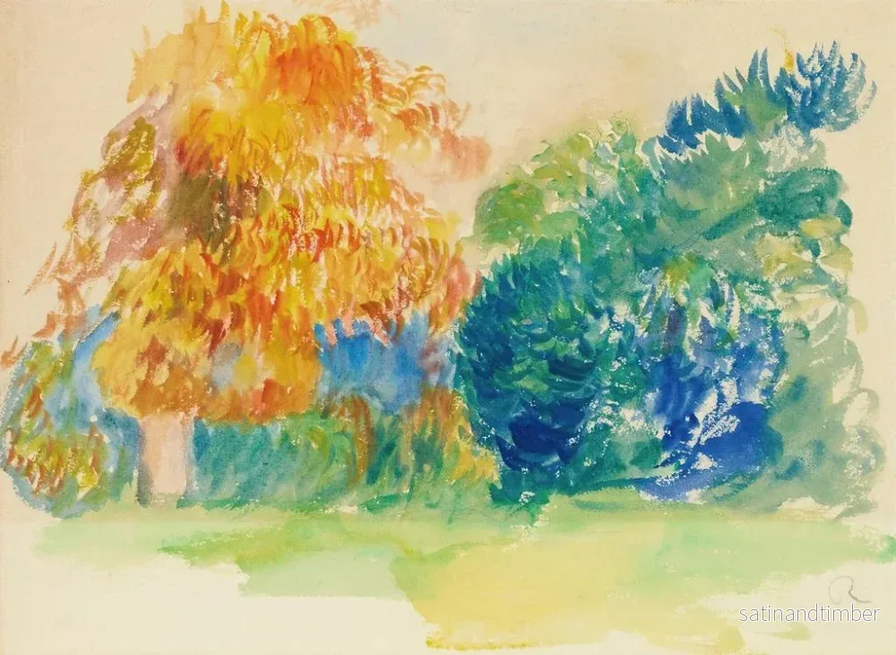 Reproduktion av målningen Träd - Pierre-Auguste Renoir - Bild 2