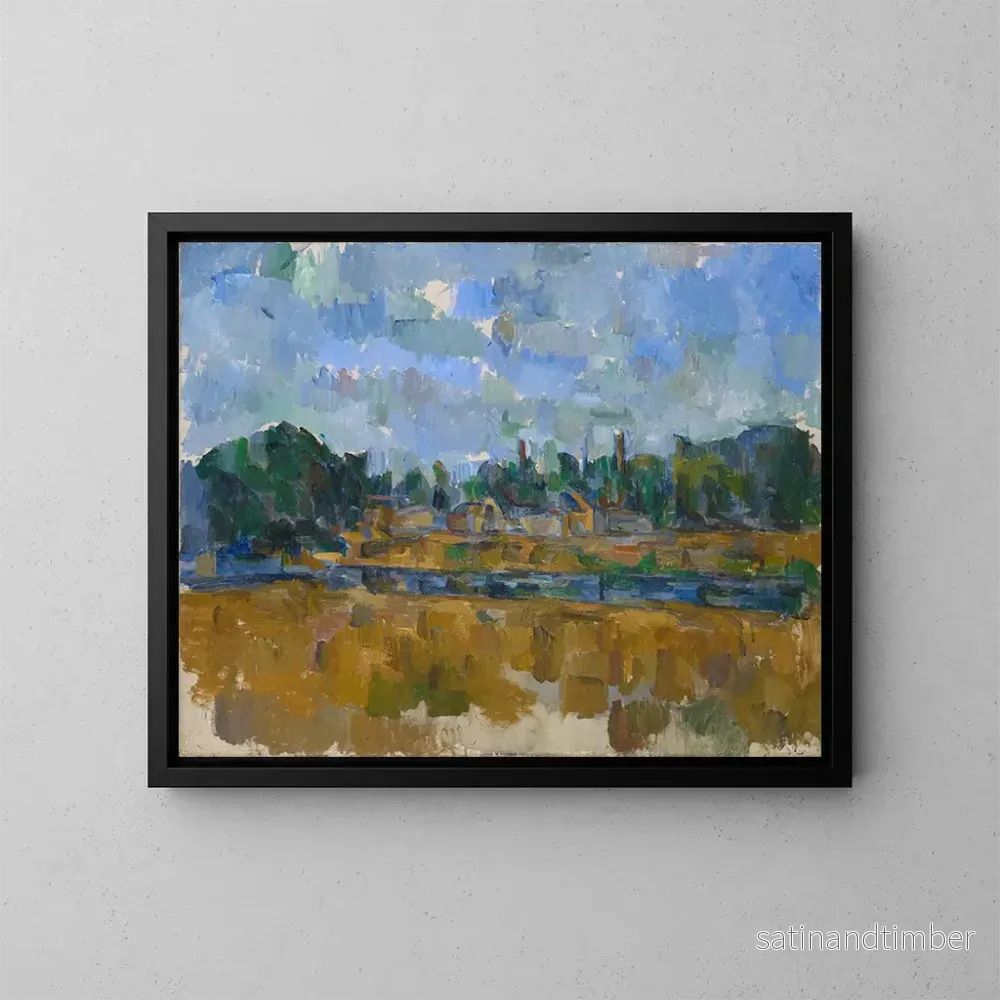 Reproduktion av målningen Bords d’une rivière – Paul Cézanne Reproduktion av målningen Bords d’une rivière – Paul Cézanne