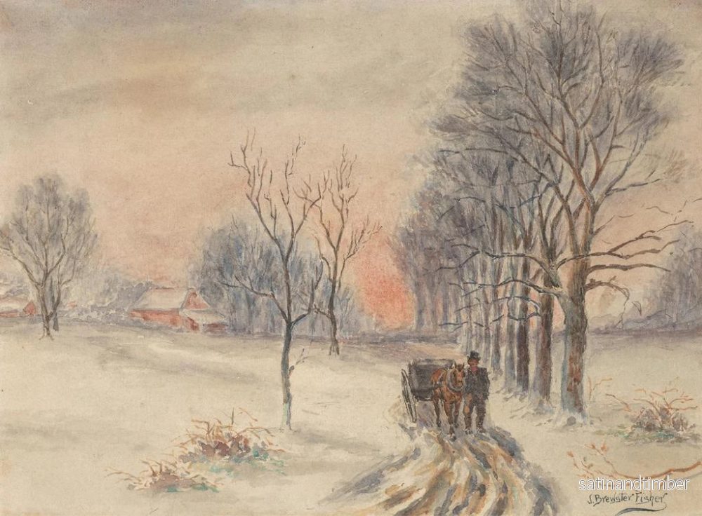 Reproduktion av målningen Scène à Muswell Hill - Joshua Brewster Fisher - Bild 2