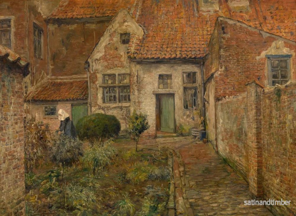 Reproduktion av målningen Béguinage - Ferdinand Willaert - Bild 2