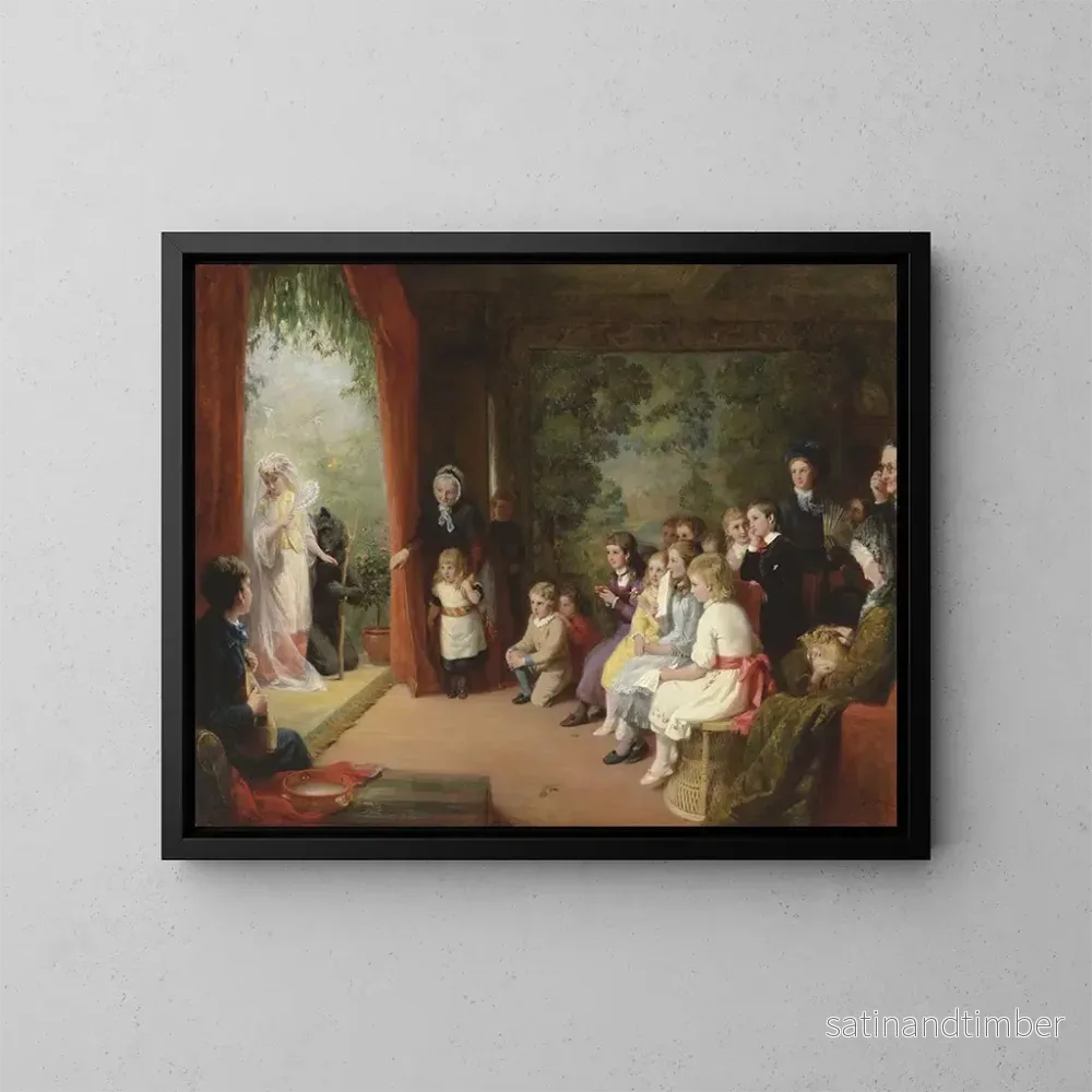 Reproduktion av målningen La Répétition - George Bernard O'Neill
