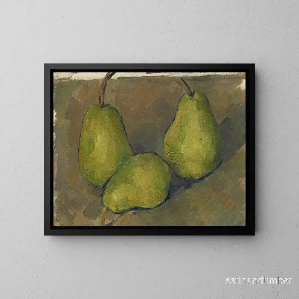 Reproduktion av målningen Tre päron - Paul Cézanne