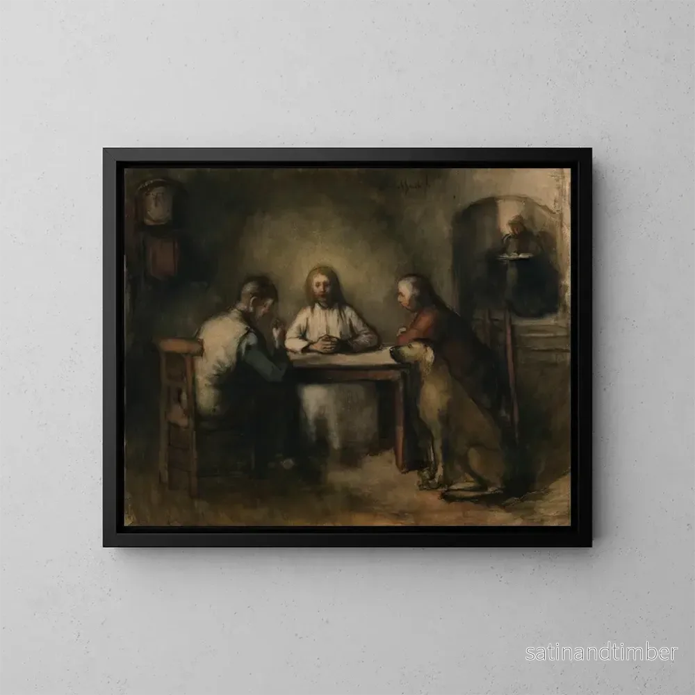 Reproduktion av målningen Le souper à Emmaüs - Jakob Smits