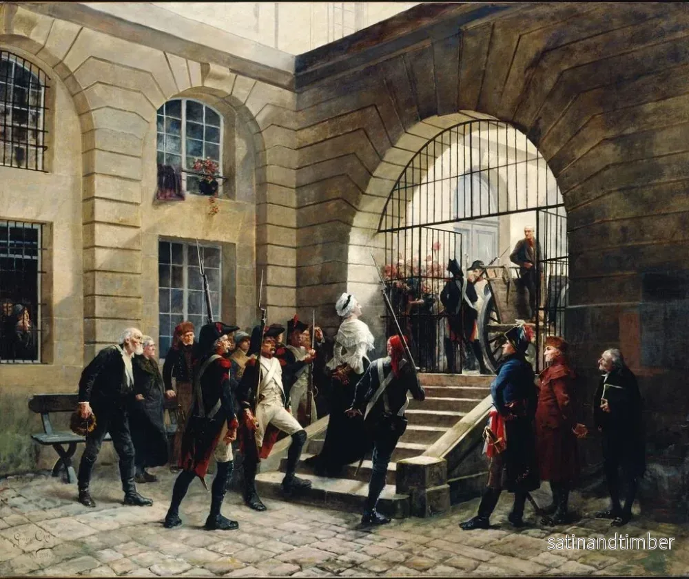 Reproduktion av målningen Marie-Antoinette som lämnar Conciergerie, 16 oktober 1793 - Georges Cain - Bild 2
