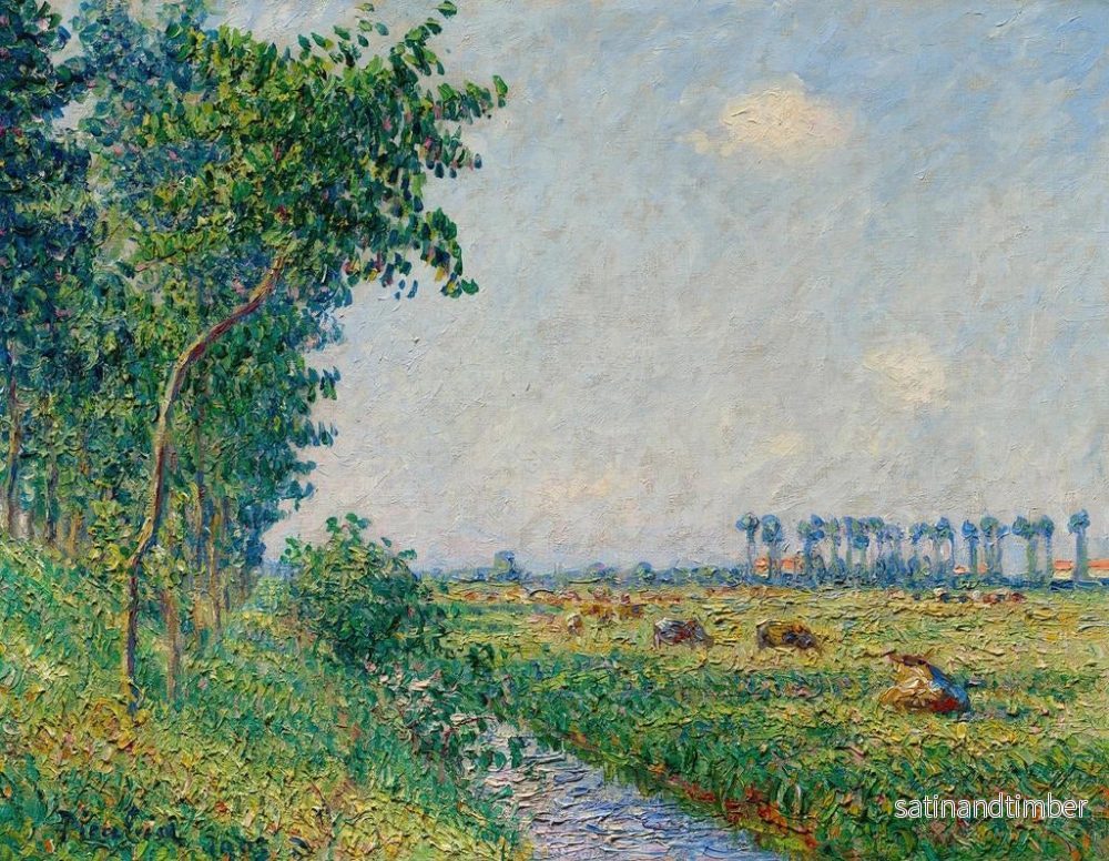 Reproduktion av målningen Oanmäld målning. Kor i Normandies slätter - Francis Picabia - Bild 2
