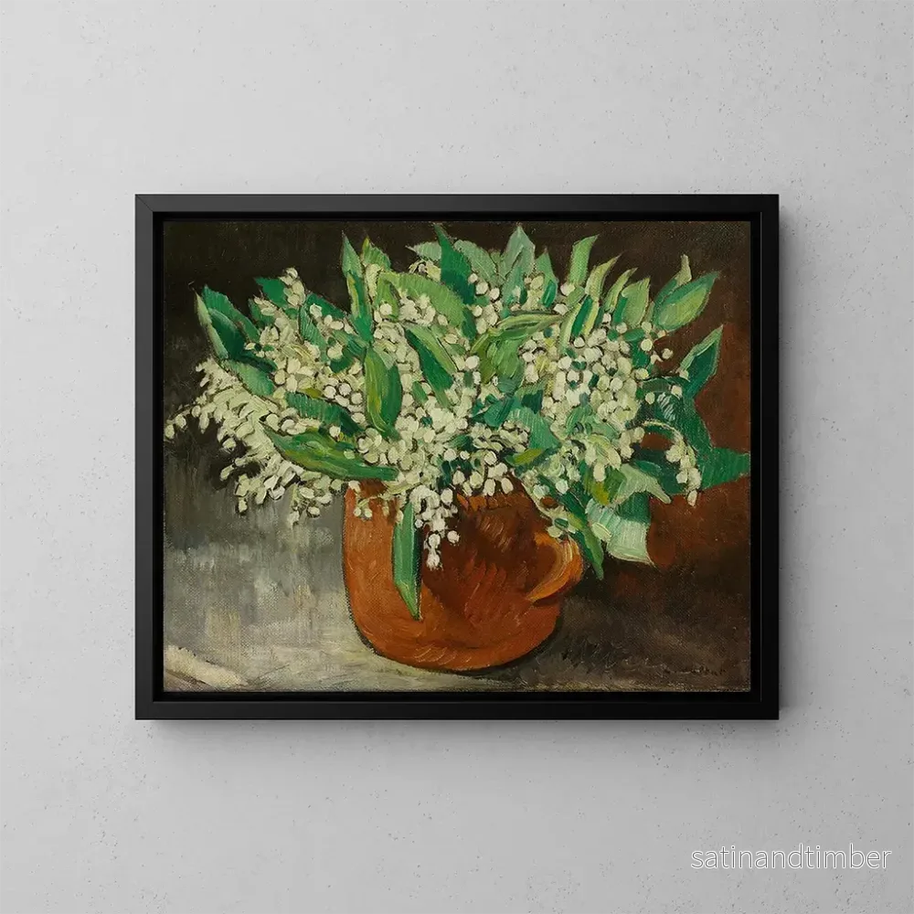 Reproduktion av målningen Bouquet de muguet - Louis Valtat