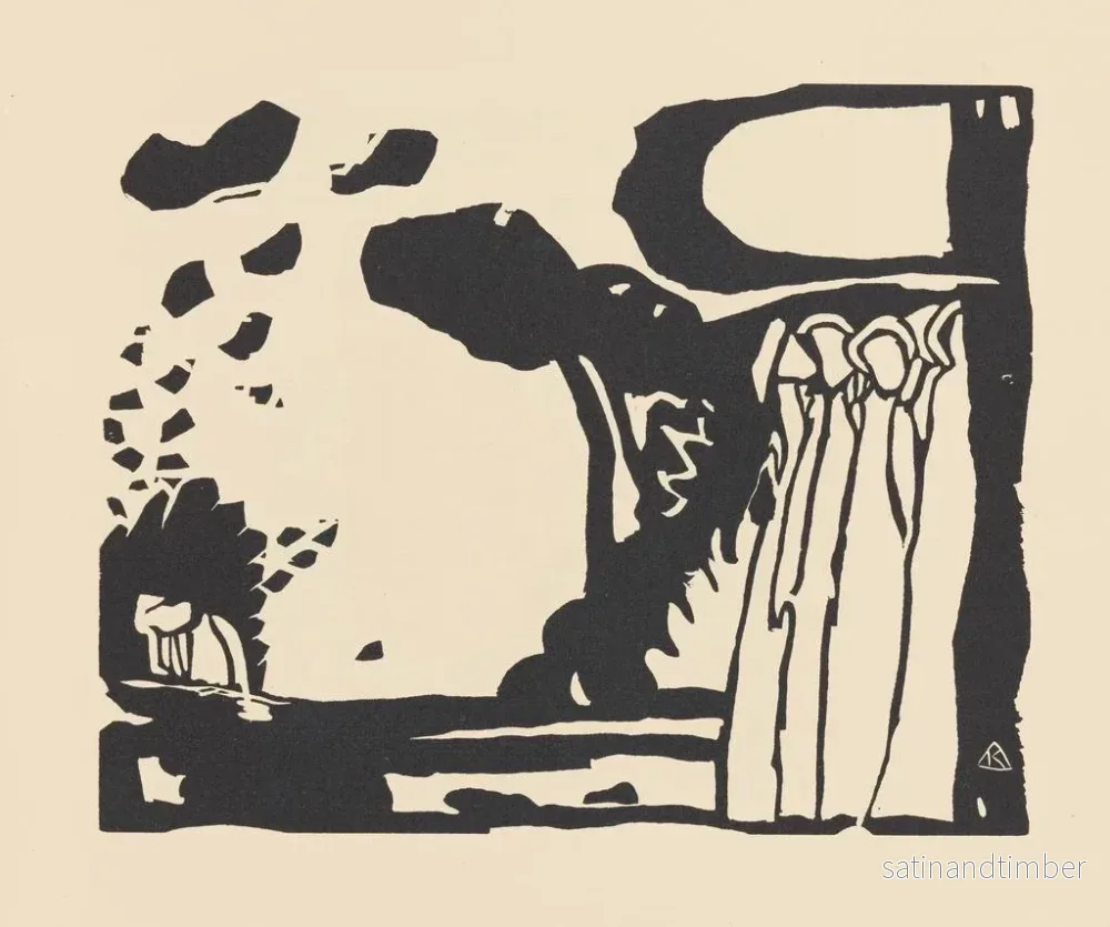 Reproduktion av målningen Klnge Pl10 - Wassily Kandinsky - Bild 2