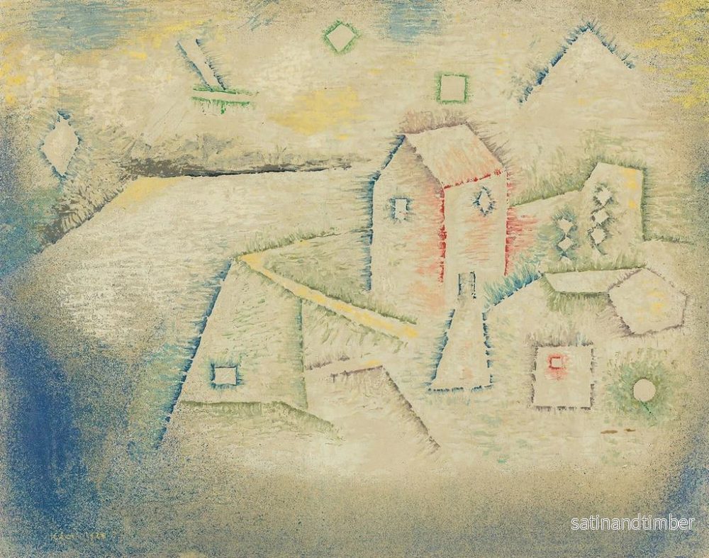 Reproduktion av målningen av ett lantligt hus i norr - Paul Klee - Bild 2