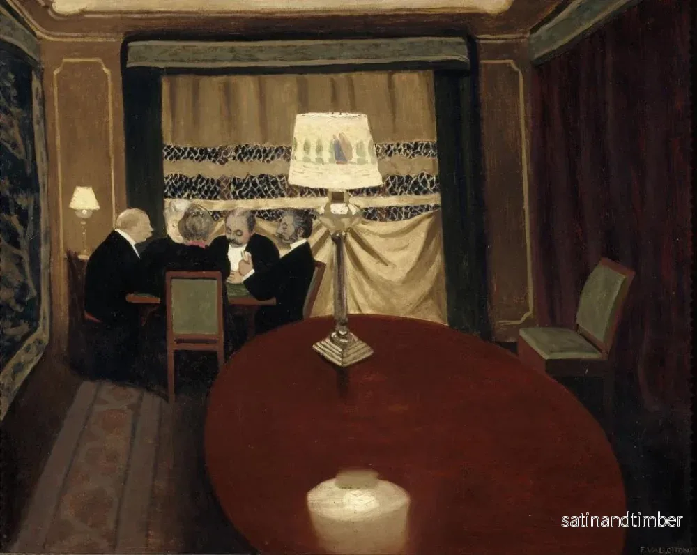 Reproduktion av målningen Le Jeu de Poker - Félix Vallotton - Bild 2
