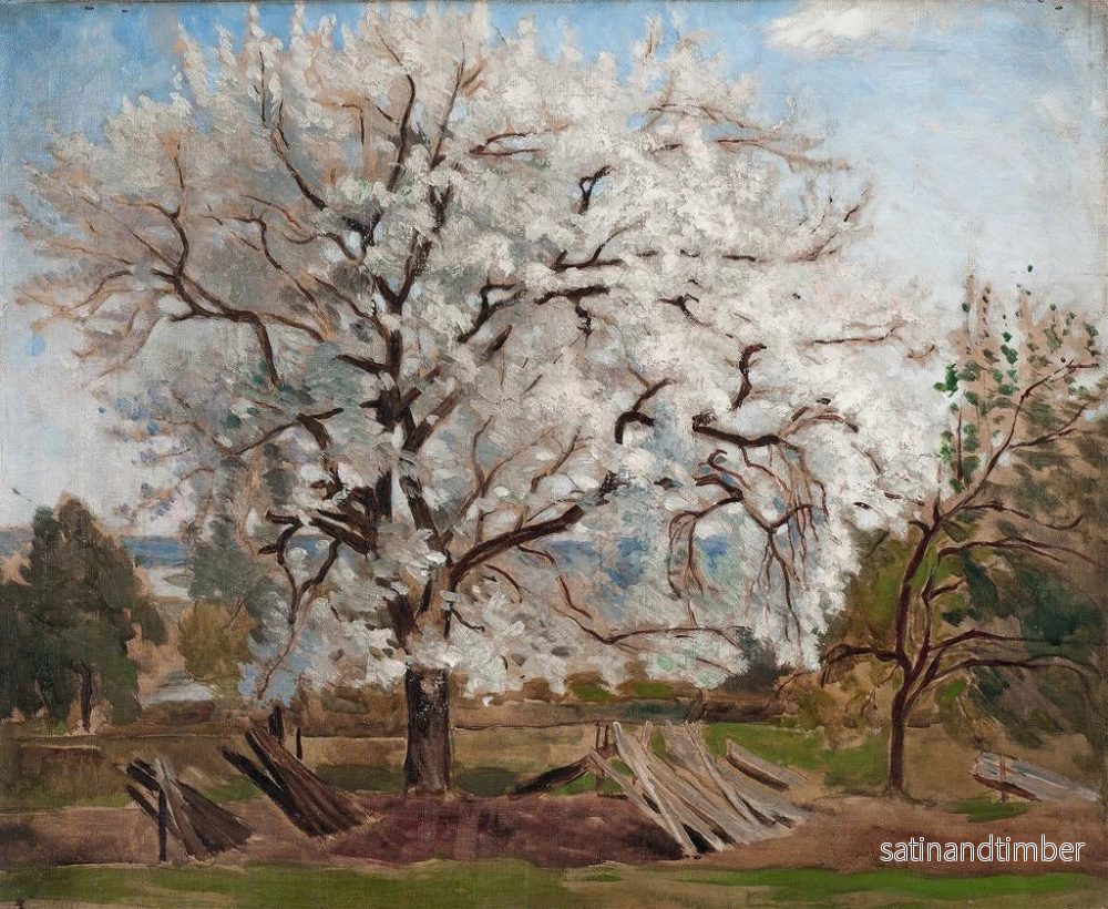 Reproduktion av målningen Pommier en fleurs - Carl Fredrik Hill - Bild 2