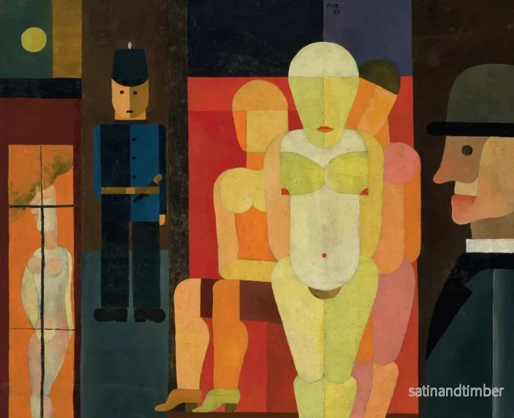 Reproduktion av målningen Rue sans Freud - Franz Wilhelm Seiwert - Bild 2
