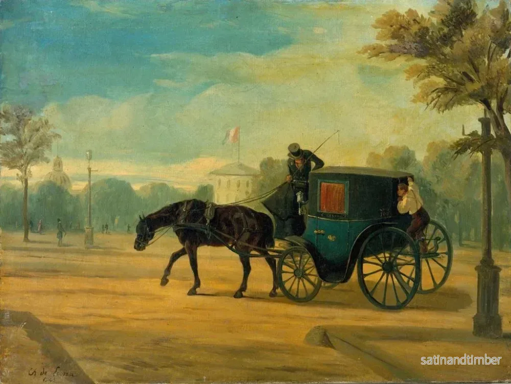 Reproduktion av målningen Le Fiacre - Charles de Luna - Bild 2