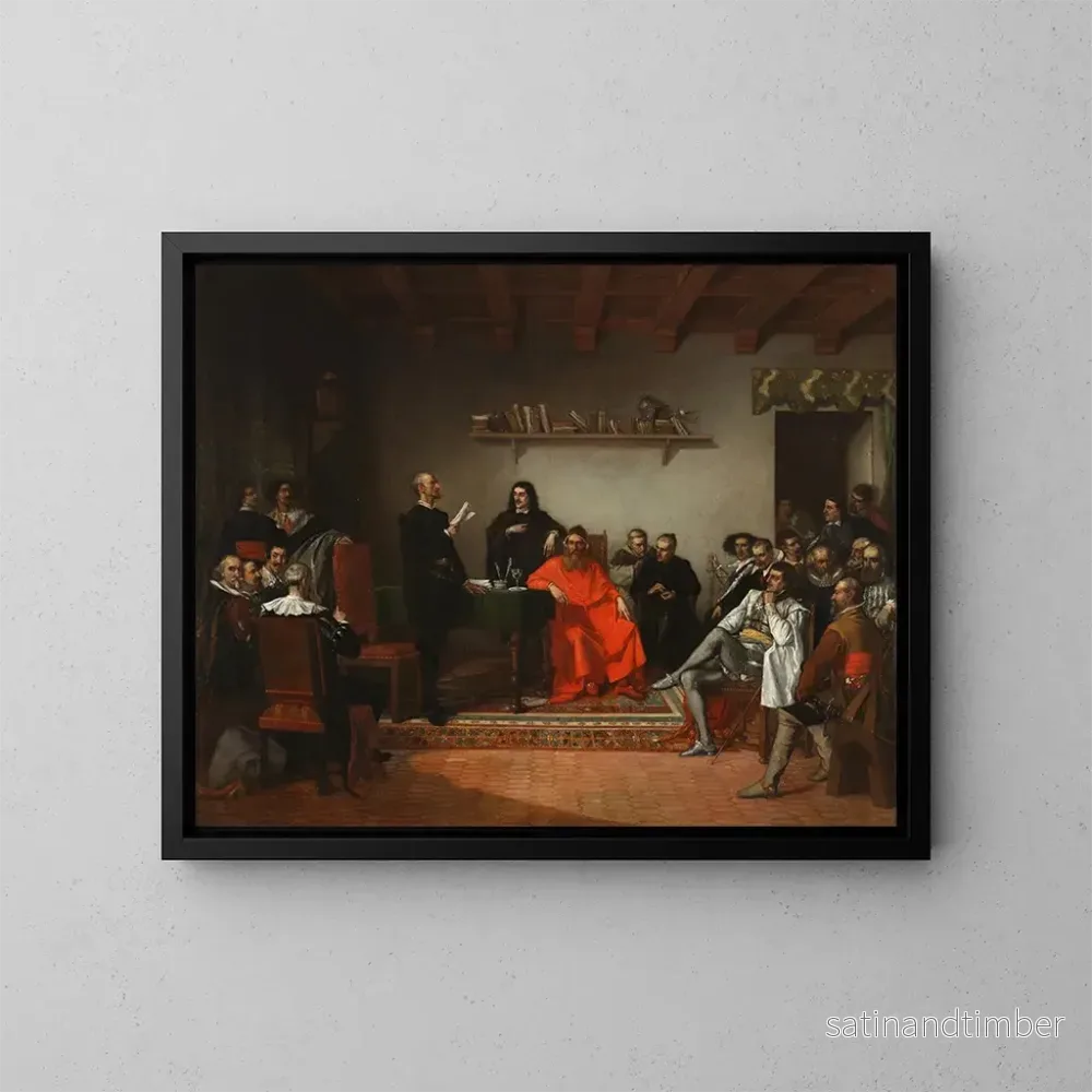 Reproduktion av målningen Läsning av Don Quijote - Ignacio Merino