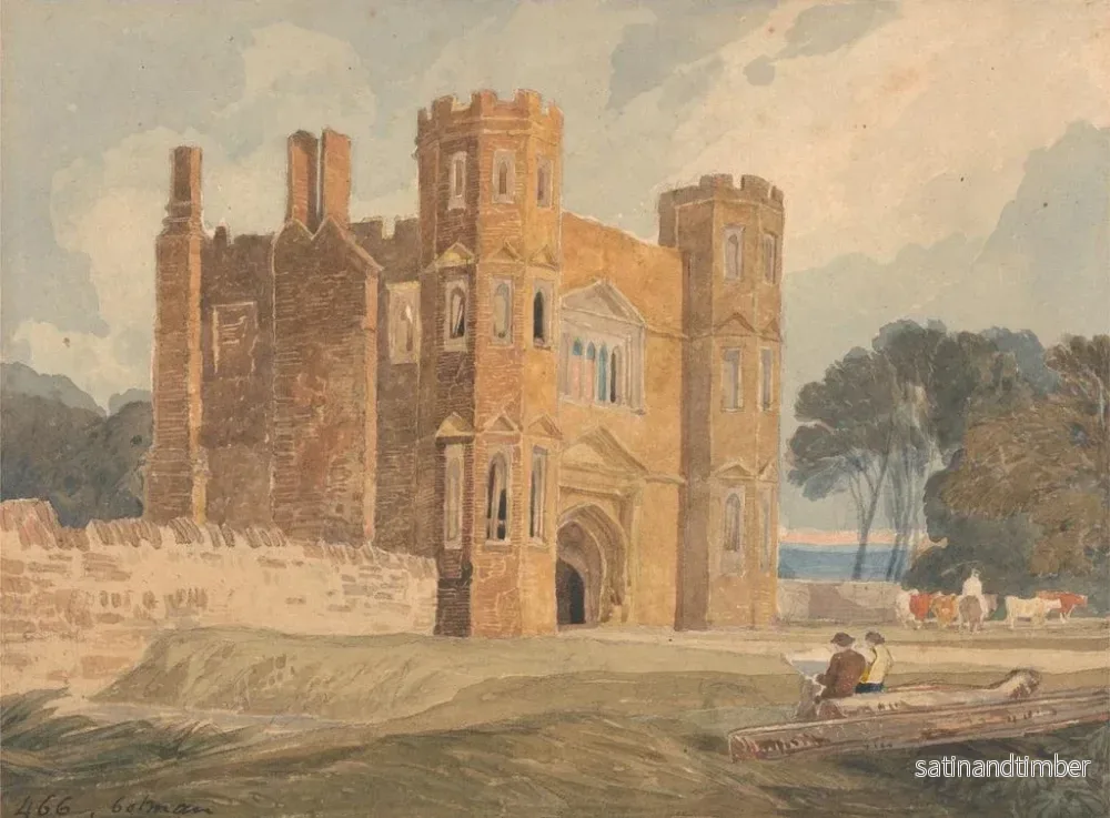 Reproduktion av målningen av Porte de Saint Marys i Wiggenhall, Norfolk - John Sell Cotman - Bild 2