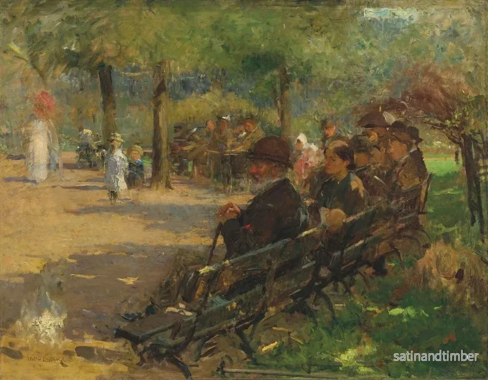 Reproduktion av målningen i parken St Stephen's Green - Walter Frederick Osborne - Bild 2