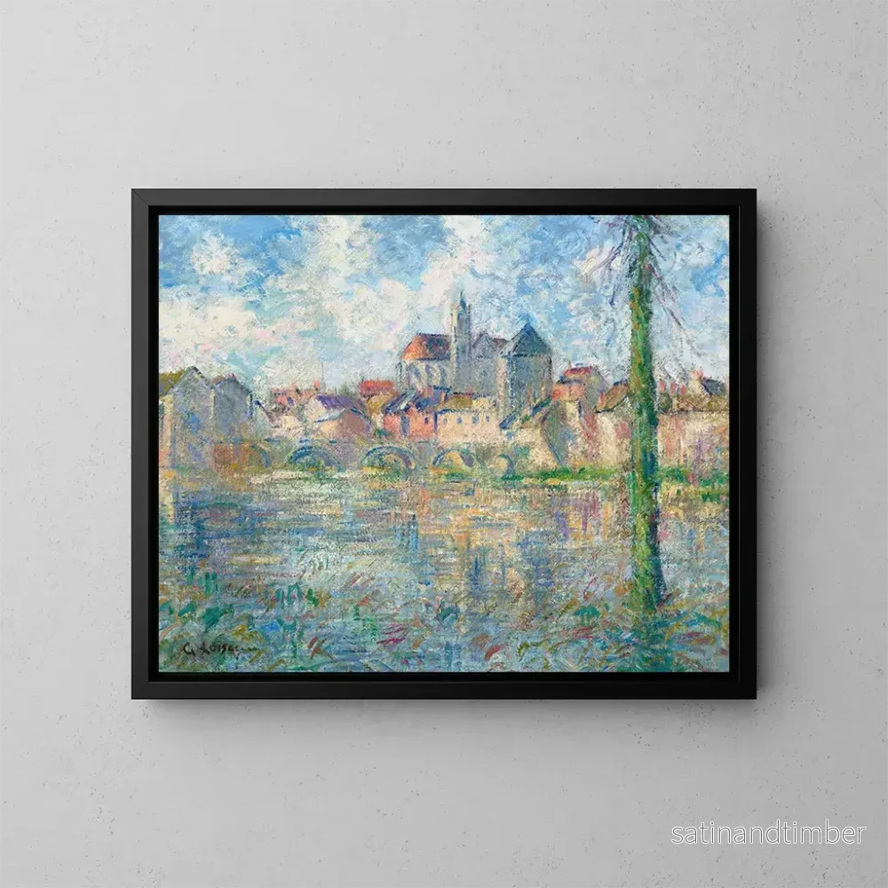 Reproduktion av målningen Moret-sur-Loing - Gustave Loiseau