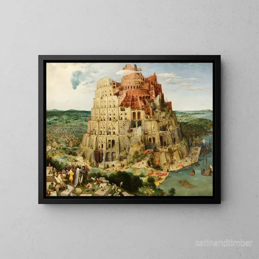 Reproduktion av målningen La Tour de Babel - Pieter Bruegel den äldre