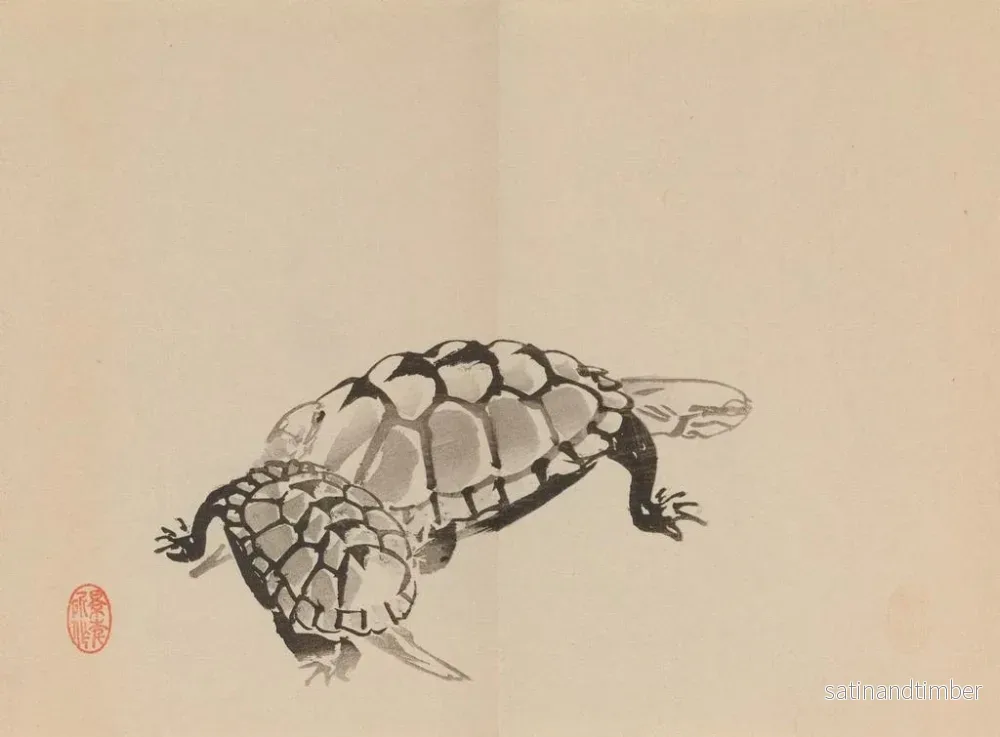 Reproduktion av målningen Keinen shugajō Pl71 - Imao Keinen - Bild 2