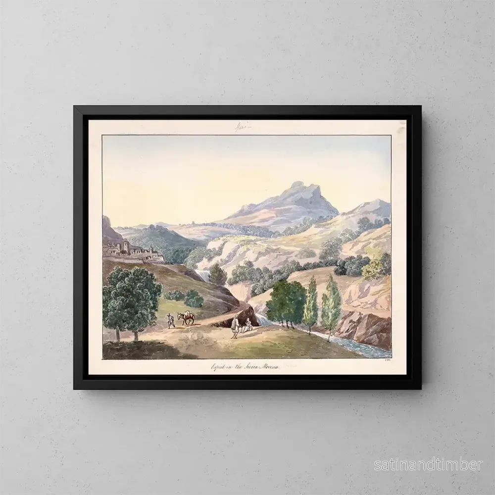 Reproduktion av målningen Espiel i Sierra Morena – Charles Hamilton Smith
