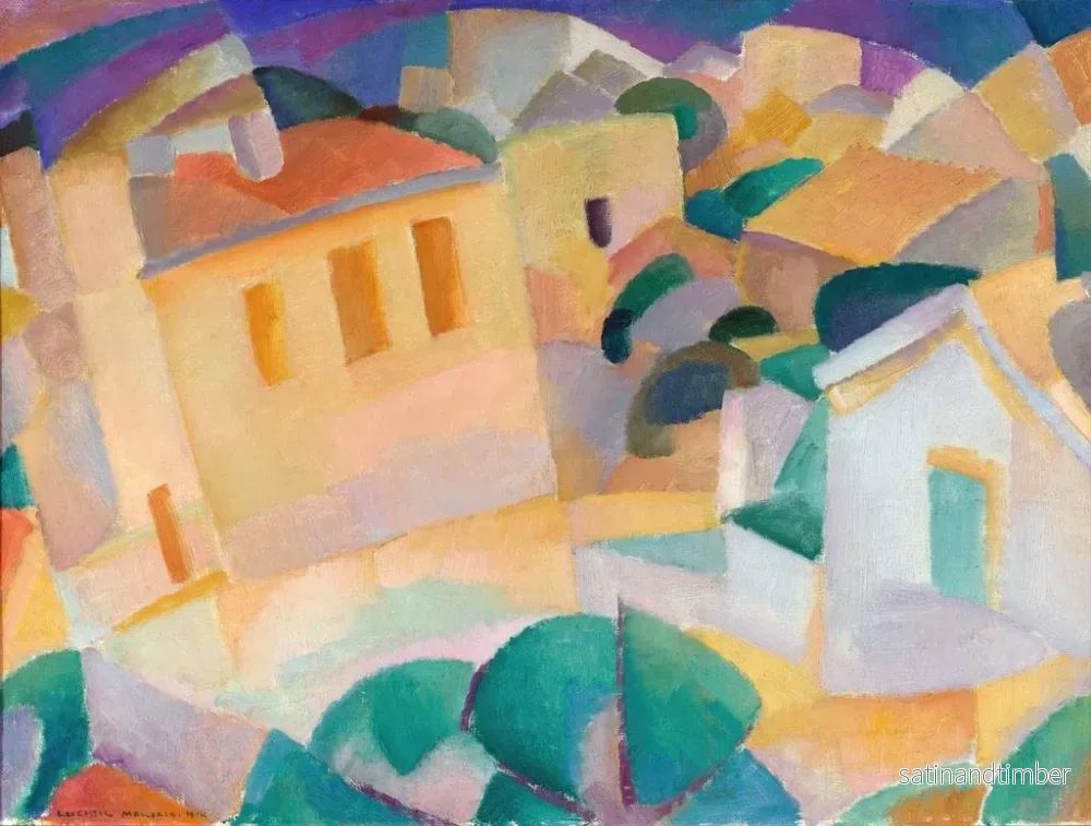 Reproduktion av målningen Terreno à Majorque - Leo Gestel - Bild 2