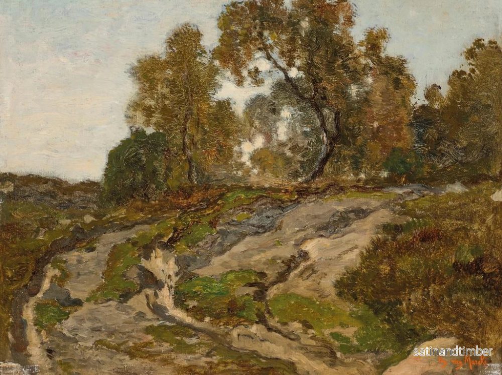 Reproduktion av målningen Landskapsbild av skog - Émile van Marcke - Bild 2