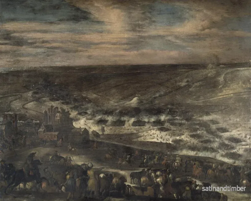 Reproduktion av målningen La bataille de Lund - Johann Philip Lemke - Bild 2