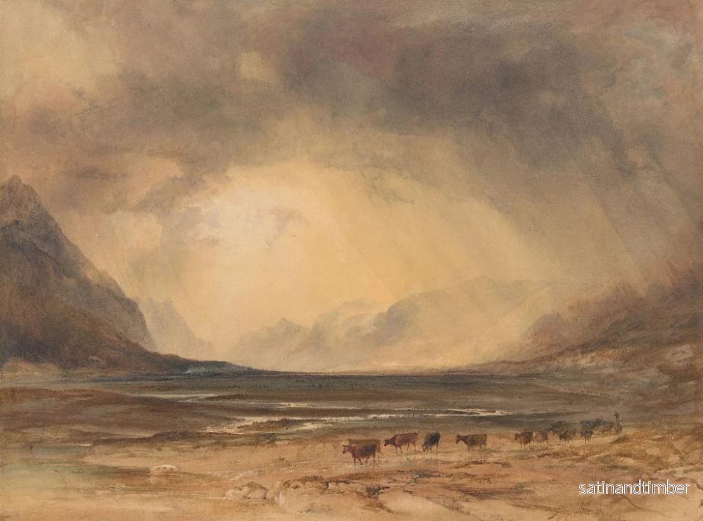 Reproduktion av målningen La tête de Glencoe, Argyll du Nord, Écosse - Copley Fielding - Bild 2