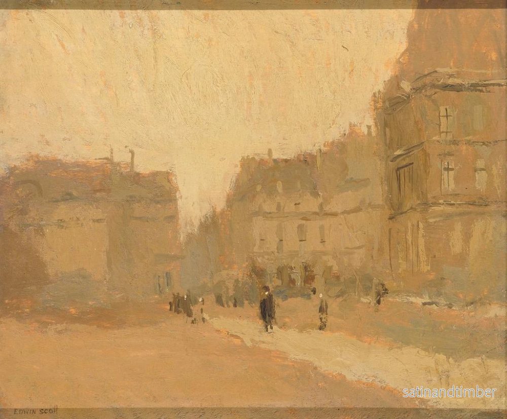 Reproduktion av målningen Rue des Pyramides - Frank Edwin Scott - Bild 2
