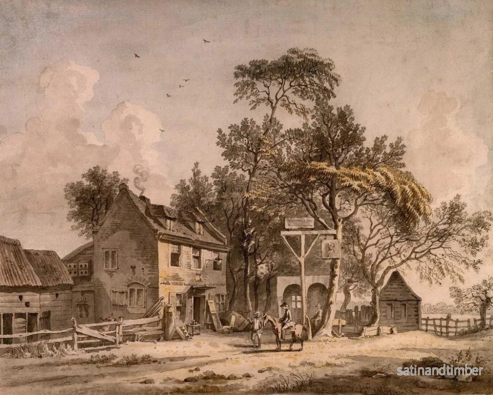 Reproduktion av målningen En värdshus - Paul Sandby - Bild 2